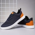 thumbnail image 4 of Men's Casual Skate Shoes, Fashionable Knit Sneakers, Breathable Running Shoes, Soft-Soled Lightweight Shoes Breathable Korean-Style Casual Men's Shoes,, 4 of 9