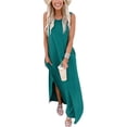 thumbnail image 4 of ANRABESS Mujer Casual Suelto Sundress Vestido Largo Sin Mangas Split Maxi Vestidos Verano Playa Vestido con Bolsillos Zhivalor FSHY017-8, 4 of 5