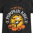 thumbnail image 3 of The Nightmare Before Christmas - I Am The Pumpkin King - Toddler And Youth Girls Short Sleeve Graphic T-Shirt, 3 of 5