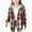 Brown-Girls-Cute, variant on Girls Jacket Girls Camo Shirt Girls Flannel Plaid Button Down Top with Pockets Long Sleeve Hooded Jackets Length Below Hip Circumference