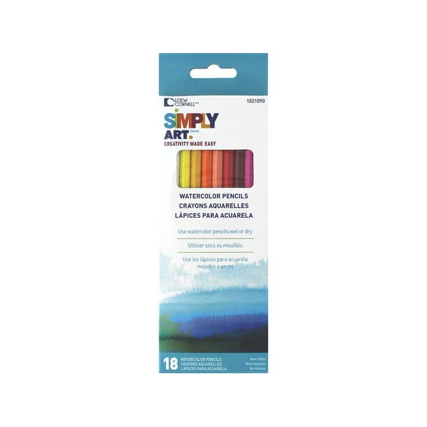 Loew Cornell Simply Art Watercolor Pencils 18pc