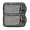 Black, variant on NCQ Baby Diaper Bag Organizer Pouches - 2 Pack Waterproof Pod Hanging Diaper Bag Mesh Bag Reusable, Washable or Baby Cloth Diapers (White)