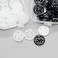 thumbnail image 4 of Botones a presión de plástico pequeños invisibles de 7/10/13/15/18/21 mm, botones a presión para ropa, mini accesorios al por mayor, 4 of 5