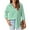 Green, variant on Weardear Womens Button Down Shirts Striped Classic Long Sleeve Collared Office Work Blouses Tops with Pocket