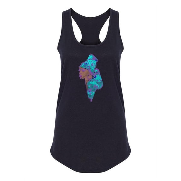 Turban Woman Racerback Tank Women -SPIdeals Designs, Female XX-Large