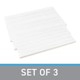 thumbnail image 7 of SSWBasics 72 Slot White Foam Ring Inserts - 14-1/4"L x 7-1/2"W - Set of 3, 7 of 7