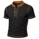 thumbnail image 4 of pstuiky camiseta de hombre, Blusas/camisetas casuales de verano para hombre, de color liso y cuello redondo camisetas de hombre l, 4 of 6