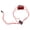 Red, variant on Riousery LED Headlamp USB Rechargeable Super Bright Headlight Flashlight for Hiking Running Fishing Cycling Camping, Water-Resistant Outdoor Gear, White, Lightweight 1.83 oz / 52 g