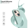 thumbnail image 4 of iPhone 13 Silicone Case (6.1 inch) {Shock-Absorbent- Protective Slim Silicone Case Compatible for iPhone 13 (6.1 inch} Color Teal, 4 of 6