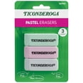 thumbnail image 3 of Ticonderoga Pastel Wedge Eraser, 3 Per Pack, 24 Packs, 3 of 4