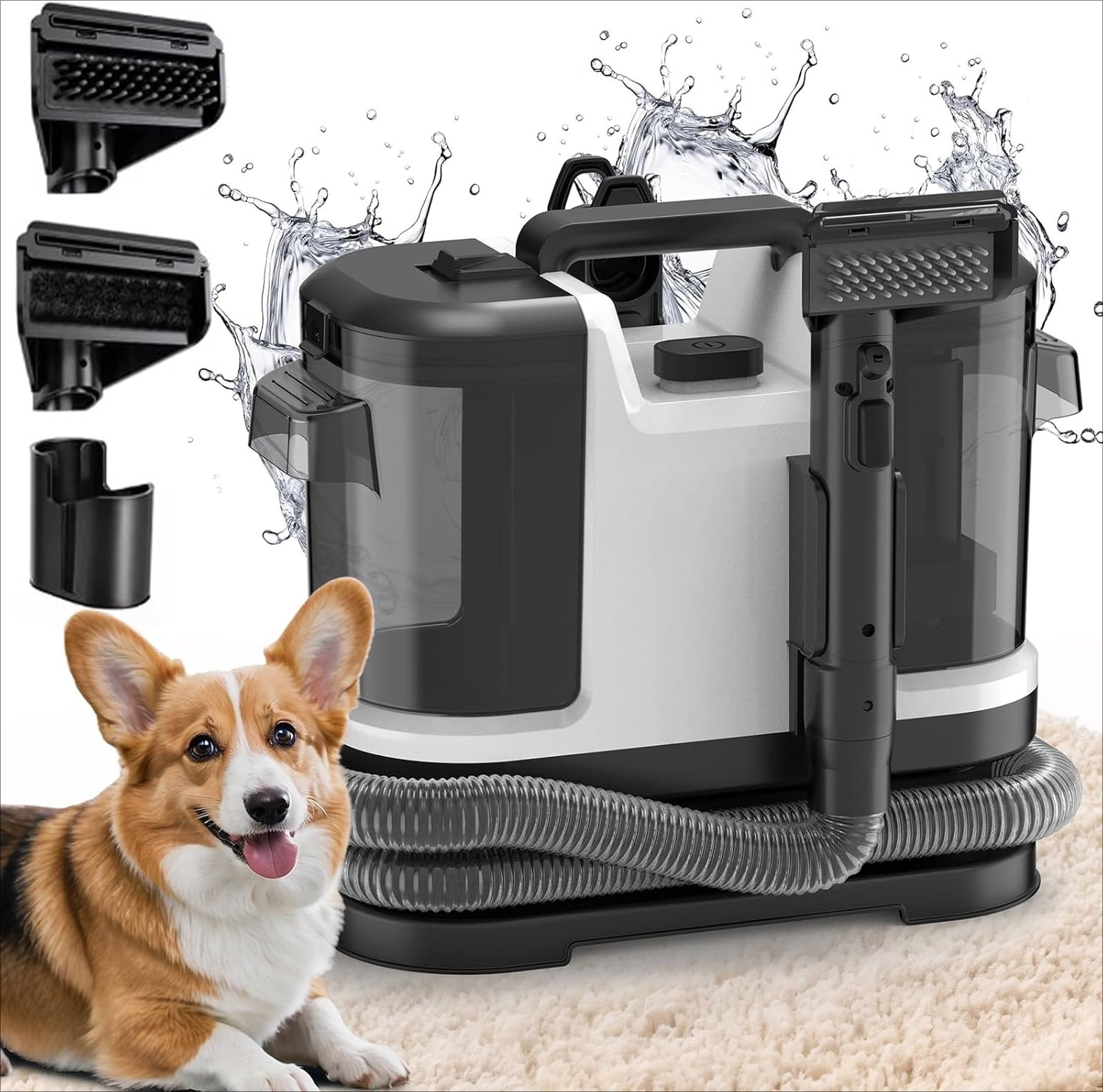 BISSELL SpotClean Pro Portable Carpet Cleaner, Antibacterial, Most