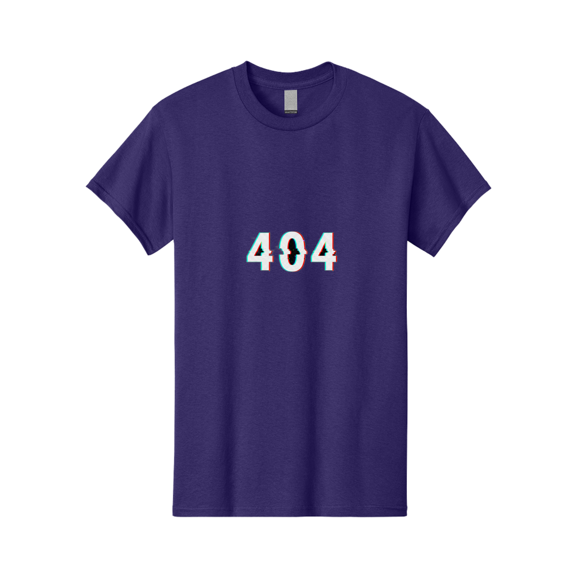 404-1 Mens Graphic Tee, 100% Cotton, Casual Summer Wear BAA058
