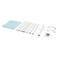 thumbnail image 6 of TOOL1SHOoo Wedding Pole Bracket with Pull Rod and Elastic Cloth Cover,Metal Stand Kit for Wedding/Ceremony/Party Decoration,6.56*6.56ft,White and Sky-blue, 6 of 12