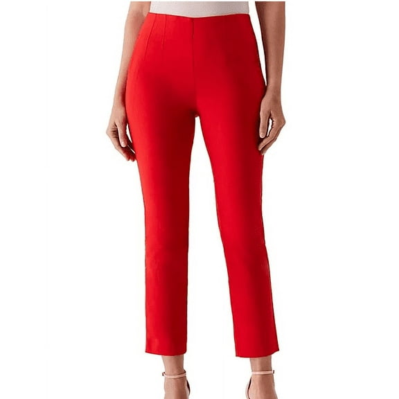Rafaella Womens Stretch Ankle Pant (True Red, 14)