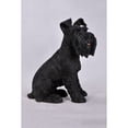 thumbnail image 3 of 13" Sitting Schnauzer Outdoor Garden Statue, 3 of 6