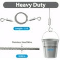 thumbnail image 4 of Thinsony 2pcs/set Quick Installation Picture Hanging Wire For Artwork Wire For Hanging Pictures Picture Wire 2m, 4 of 6
