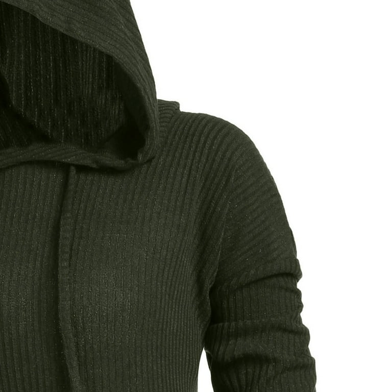 Mens Cotton V Neck Sweater Tops Plus Vintage Cloak Fashion Size Blouse  Womens Hooded Sweater High Low Women's Blouse Sweatshirt Quarter Zip -  Walmart.com