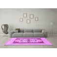 thumbnail image 3 of Ahgly Company Indoor Rectangle Abstract Purple Modern Area Rugs, 8' x 10', 3 of 4