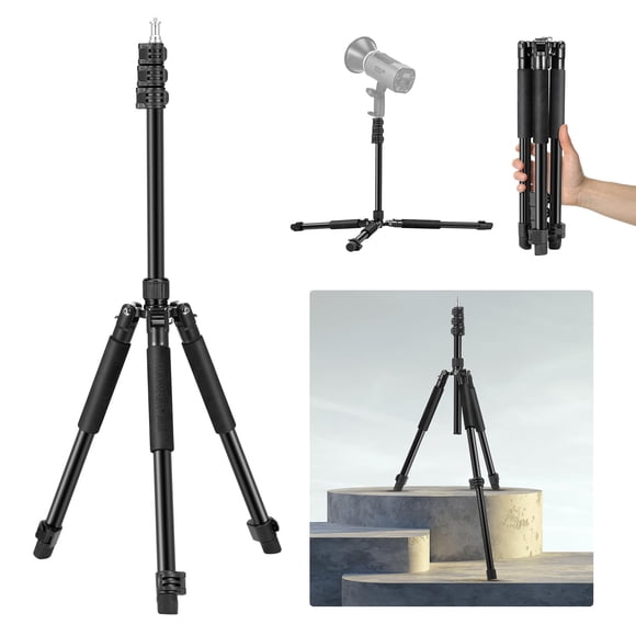 Soporte de luz para fotografía NEEWER ST195 de aluminio 47-195 cm
