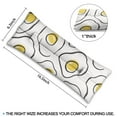 thumbnail image 4 of Car Seatbelt Pillow for Women - Fried Egg Soft Mastectomy Recovery Cushion - Post Heart Surgery & Breast Cancer Comfort Protector, 4 of 7