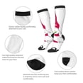 thumbnail image 6 of Vsdgher Love You Mom Print Thigh High Socks Extra Long Stretchy Sock Women Over Knee High Opaque Stocking Daily Wear, 6 of 8