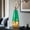 Green, variant on Modern Glass Vase with Dipped Finish - Elegant Home & Office Decor - Handcrafted Decorative Centerpiece for Living Room, Bedroom, or Workspace - Stylish Accent Vase - 19" Green