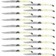 thumbnail image 1 of Cichillos de Corte Carne Laguiolelvory 18 Pzas 23 cm Marfil Acero Inoxidable Cuchillo para carne., 1 of 4