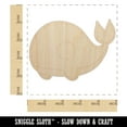thumbnail image 2 of Sweet Kawaii Chibi Whale Wood Shape Unfinished Piece Cutout Craft DIY Projects - 4.70 Inch Size - 1/8 Inch Thick, 2 of 7