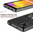 thumbnail image 3 of SPY Case for TCL 30Z (T602DL), TCL 30 LE (Verizon) Case Glitter Magnetic Car Ring Holder Kickstand Phone Cover Case - Black, 3 of 5