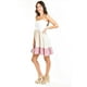 thumbnail image 2 of Vestido tricolor Roman Fashion /Juvenil, 85113 (Blanco /beige /mauve) beige G, 2 of 6