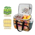 thumbnail image 2 of FORMRS Insulated Cooler Bag 24 Cans Capacity Soft Leakproof Lunch Box with Side Pockets, Abstract Floral, 2 of 7