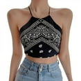 thumbnail image 1 of Promotion Clearance! Cozy Women Tank Tops Sleeveless Halter Racerback Hanging Neck Small Suspender Charming Tops Inner Vest Sleeveless Top, 1 of 6