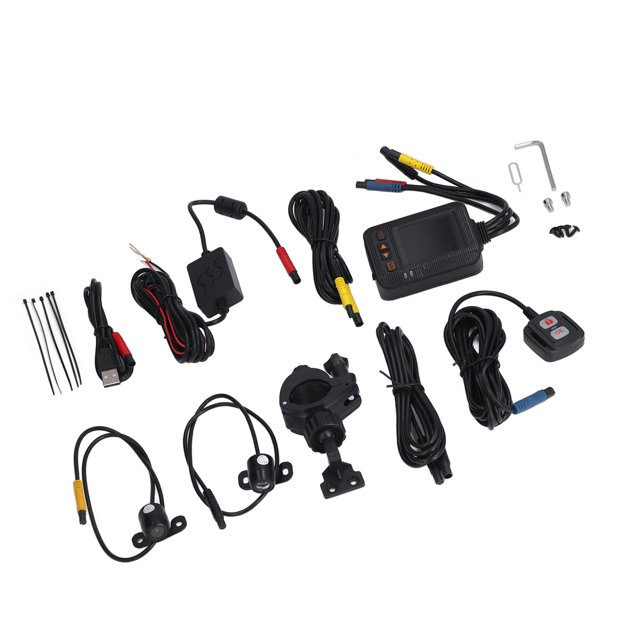 Motorcycle Helmet Video Recorder, Motorcycle Dash Cam 2.0in Display ABS DC12-24V For Outdoor