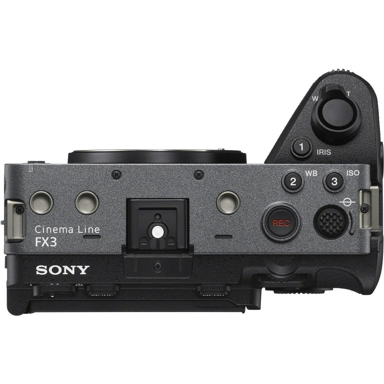 Sony FX3 Full-Frame Camera with XLR Handle, 128GB SDXC Card, 2X