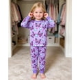 thumbnail image 2 of Aideaone Kids Pajamas Set Long Sleeve Sleepwear for Boys and Girls Ages 2 8 Years Cute Printed Top and Pants, 2 of 7