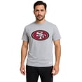 thumbnail image 1 of NFL Playera Aficionado Básica San Francisco 49ers Gris para Hombre, Talla Chica, 1 of 9