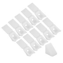 LEORX 100Pcs Drawer Bottom Reinforcement Plastic Wedges for Prevent Wobbling Furniture Hardware