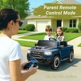thumbnail image 3 of CASEMIOL 2-Seater 24V Kids Ride on Toys Truck with Remote Control, Licensed RAM 1500 RHO Battery Powered Car for Kids, Electric Ride on Car w/ 3-Point Seat Belts, Bluetooth Music, LED Lights, Blue, 3 of 10