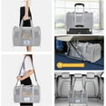 thumbnail image 5 of Collapsible Soft Sided Pet Carrier for Small Dogs & Cats - Airline Approved, TSA, Grey, 5 of 5