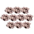 thumbnail image 2 of 10 piezas de adornos de cabezas de camelia para manualidades de accesorios para el cabello de mujer de bricoje 4.5cm , café BLESIY Cabeza de la flor del camelia, 2 of 8