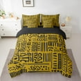 thumbnail image 2 of Castle Fairy Female Men Women Bohemian Tribal Hippie Bedding Comforter Set 7-Piece,Abstract Geometric Plaid Stripes King Bedding Sets,Exotic Style Ultra Soft Bed Sheets,Breathable Home Decor, 2 of 8