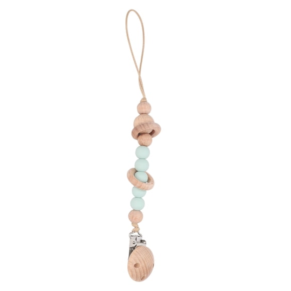 Cadena de silicona para chupete de bebé, a prueba de caídas, segura, ligera, para hacer uno mismo, para niños pequeños, color verde claro