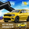 thumbnail image 4 of AEROGUYS Extra Durable Window Deflectors Tape-On Window Visors Rain Guards Fit for Dodge Durango 2011-2026, Sun Visors, Wind Vent for Shades, Exterior Car Accessories - 4pcs. AG0799, 4 of 9