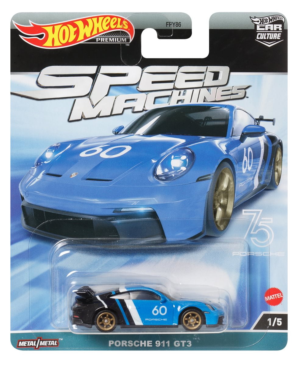 Hot Wheels Premium 2023 Car Culture "Speed Machines" Set of 5, 1/64 Diecast Car FPY86-959A