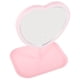 thumbnail image 5 of Espejo de maquillaje LED recargable por USB, espejo de escritorio con forma de corazón para mujer, 5 of 8