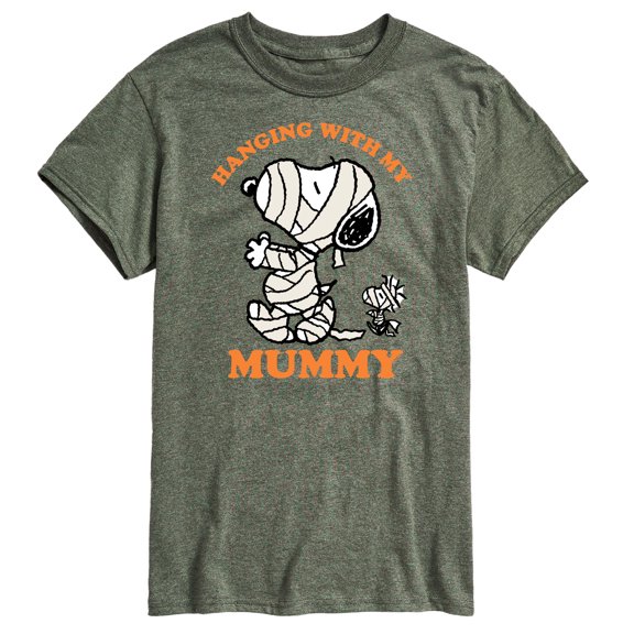Peanuts - My Mummy Art - Men's Short Sleeve Graphic T-Shirt