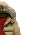 thumbnail image 2 of Brondbend Men's Coat Mens Fall Jackets Hooded Long Sleeved Zipper Pocket Outerwear Multicolor Thick Jacket Loose Fit Weekend Tops Khaki, 2 of 2
