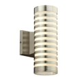 thumbnail image 1 of 12 x 4.75 Po. Lampe Murale Extérieure à 2 Lumières LED, Aluminium Bronzé, 1 of 1