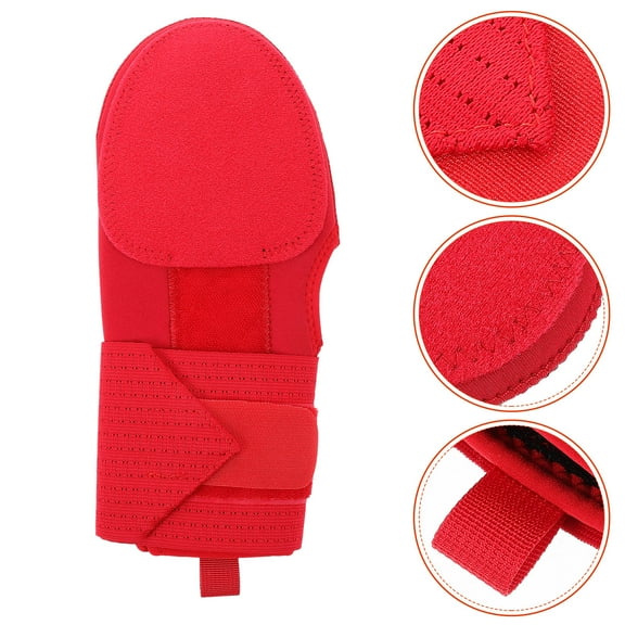 WHAMVOX Golfing Glove Youth Catchers Mitt Softball Guards Red