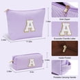 thumbnail image 4 of Regalos para el Día de la Madre de YOOLIFE, artículos de preppy, regalos para niñas preadolescentes, regalos de graduación para maestros, bolsa de maquillaje con monograma, bolsa organizadora de maqui, 4 of 5